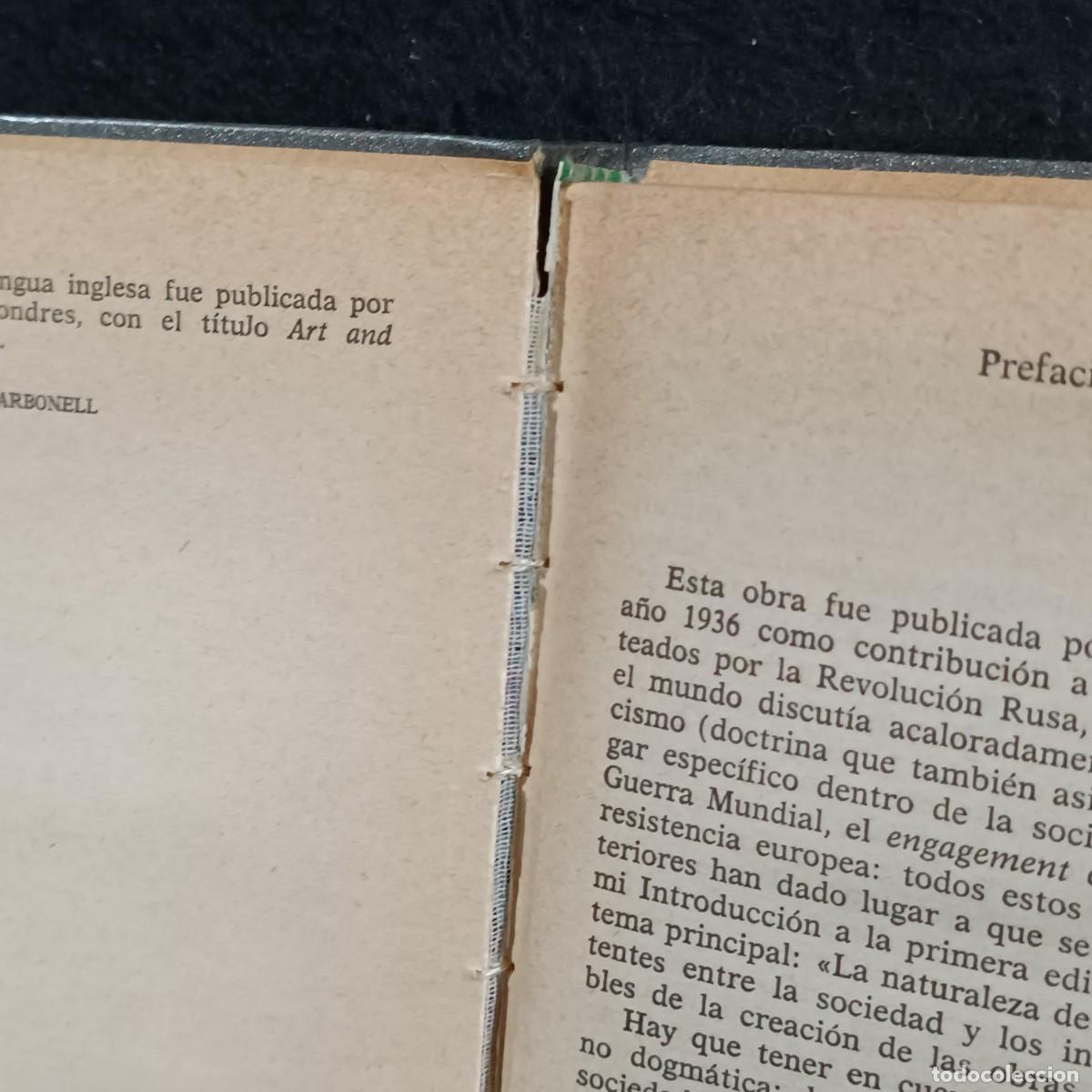 Libros de segunda mano: ARTE Y SOCIEDAD - HERBERT READ - EDICIONES DE BOLSILLO - 1970 / 615 - Foto 4