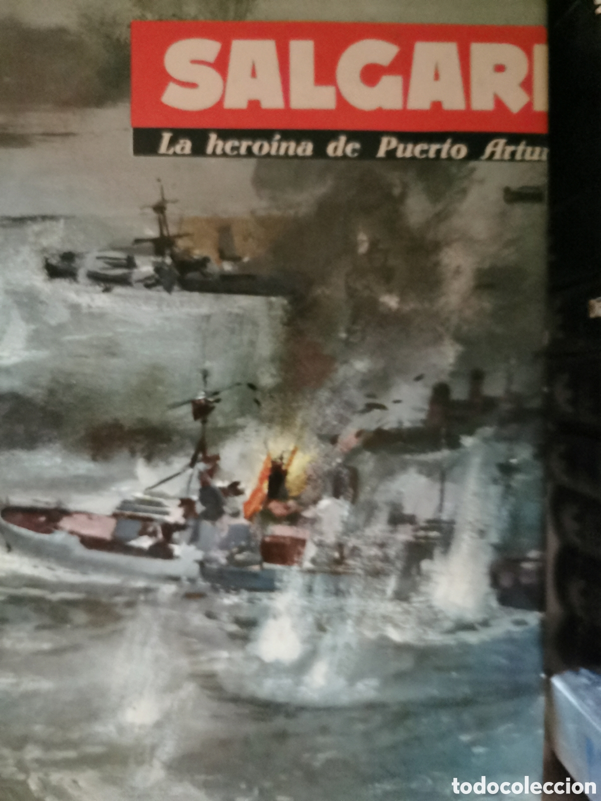 Libros de segunda mano: La hero&iacute;na de Puerto Arturo. Emilio Salgari - Foto 1