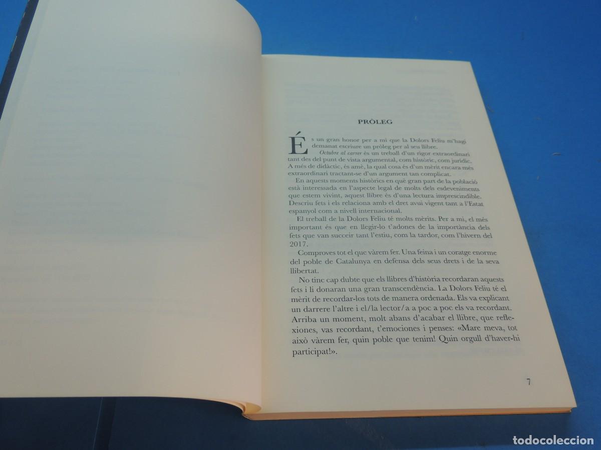 Libros de segunda mano: OCTUBRE AL CARRER.- DOLORS FELIU - Foto 4