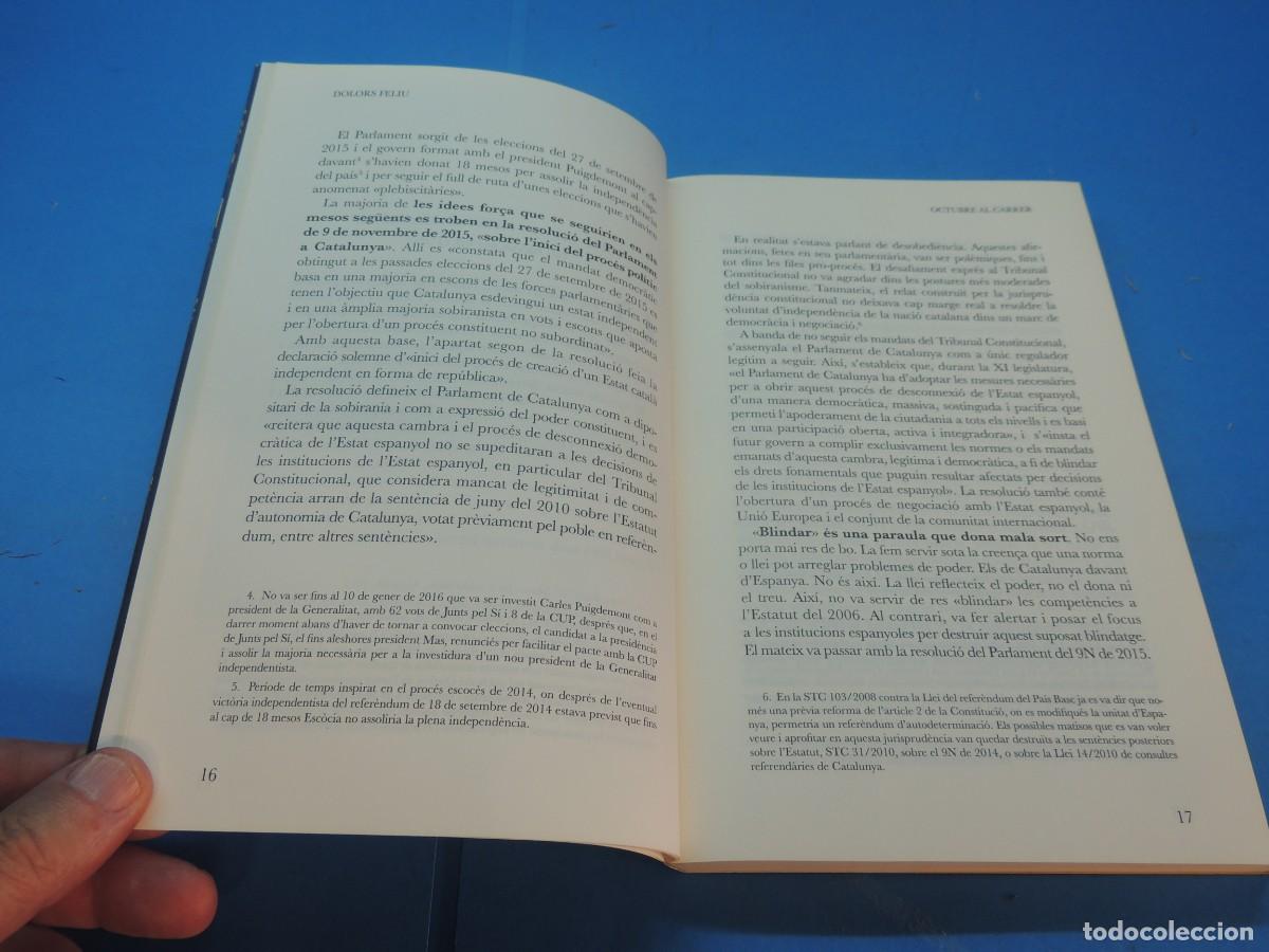 Libros de segunda mano: OCTUBRE AL CARRER.- DOLORS FELIU - Foto 8