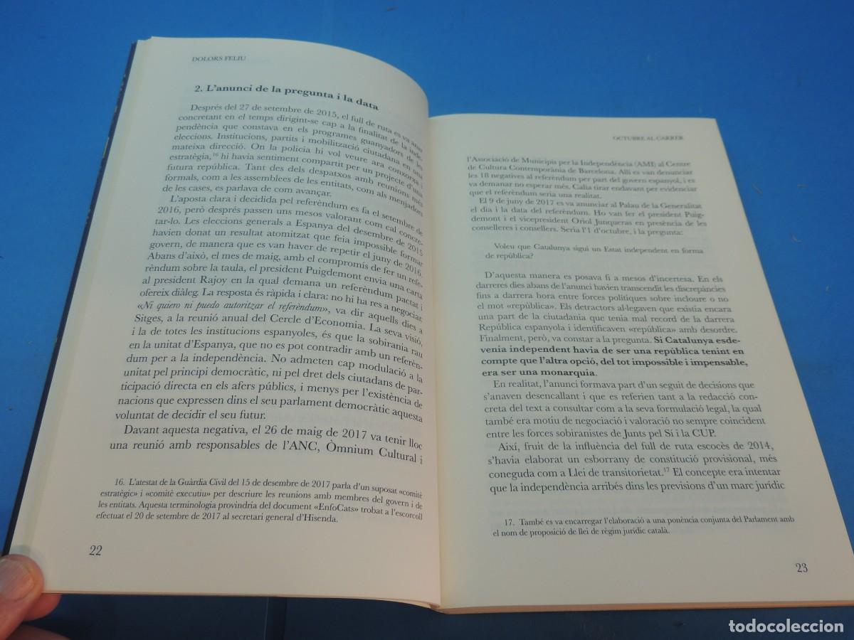Libros de segunda mano: OCTUBRE AL CARRER.- DOLORS FELIU - Foto 9