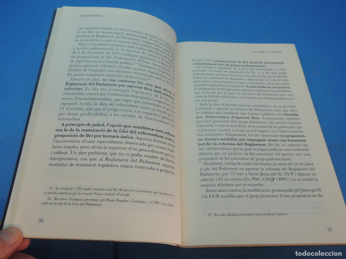Libros de segunda mano: OCTUBRE AL CARRER.- DOLORS FELIU - Foto 10