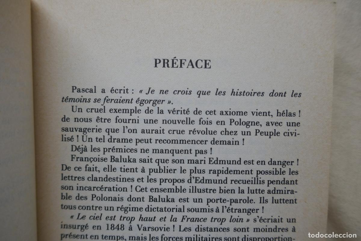 Libros de segunda mano: LETTRES DE PRISON - de BALUKA Edmund (EN FRANC&Eacute;S) - Foto 7