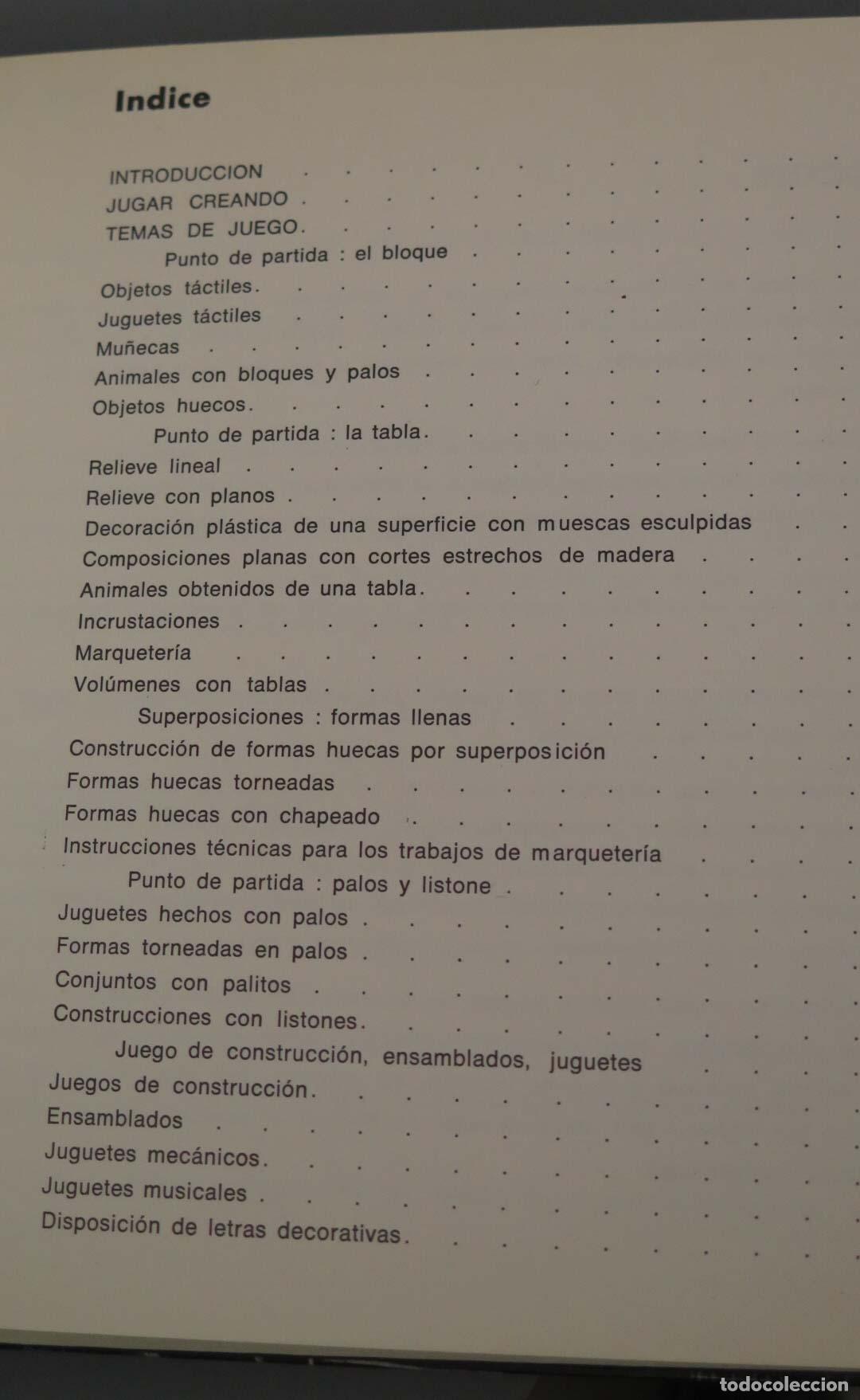 Libros de segunda mano: Jugar creando 5: La madera. ROTTGER - Foto 2