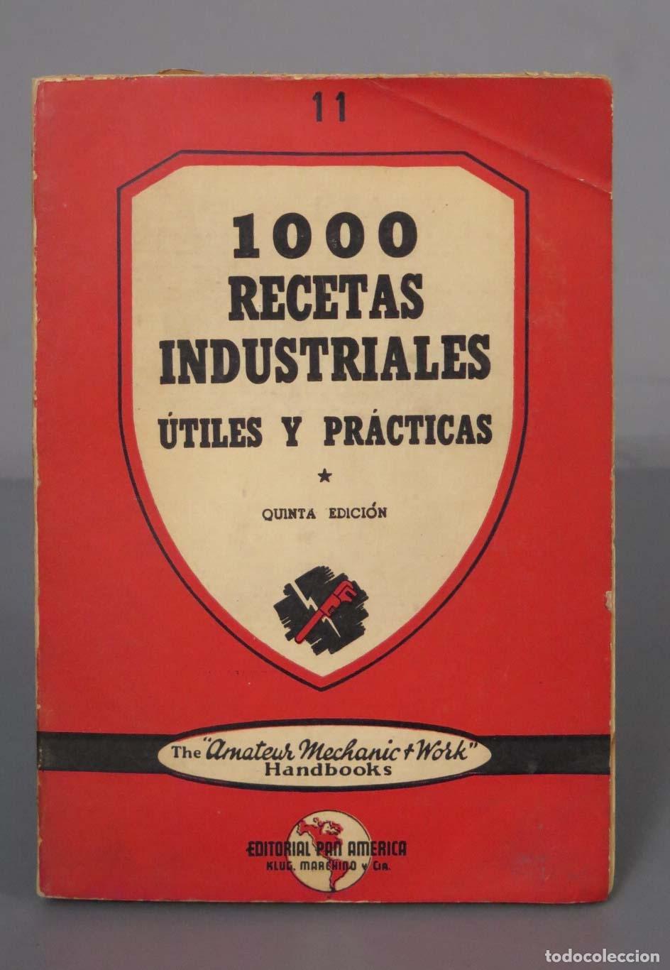 Libros de segunda mano: 1000 RECETAS INDUSTRIALES UTILES Y PRACTICAS - Foto 1