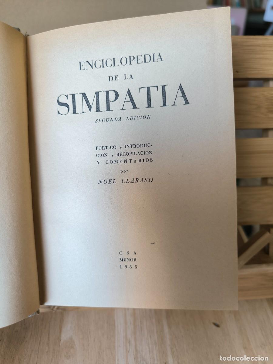 Libros de segunda mano: Enciclopedia de la simpat&iacute;a/portes 5,99 - Foto 3