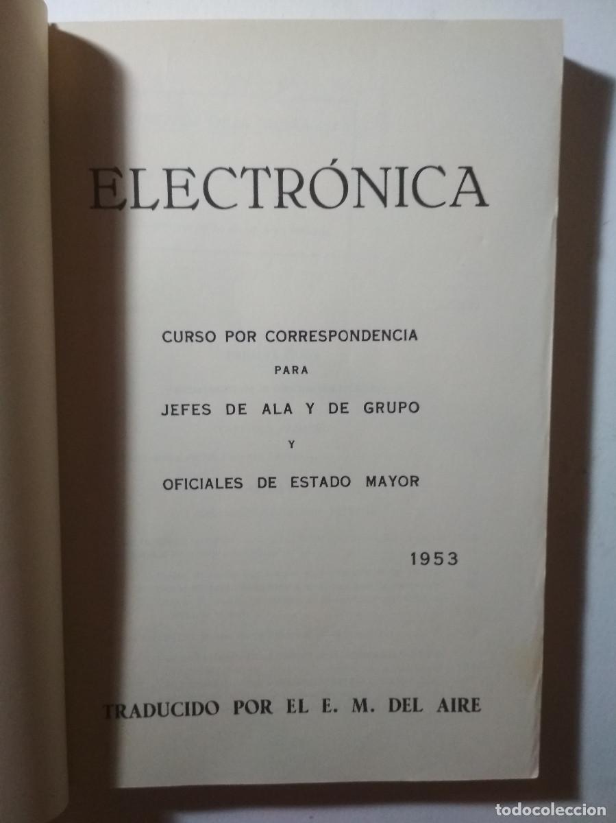 Libros de segunda mano: Libro antiguo sobre electronica - Foto 2