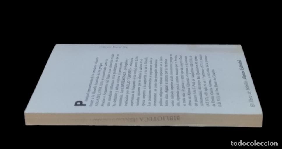 Libros de segunda mano: ALGAZEL - CONFESIONES. EL SALVADOR DEL ERROR. ALIANZA EDITORIAL 1989. - Foto 3