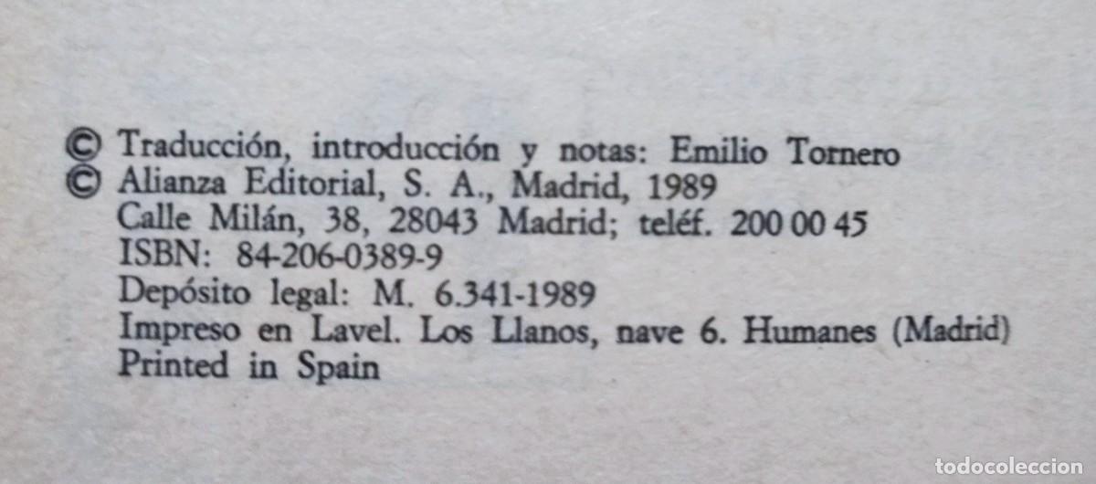 Libros de segunda mano: ALGAZEL - CONFESIONES. EL SALVADOR DEL ERROR. ALIANZA EDITORIAL 1989. - Foto 5