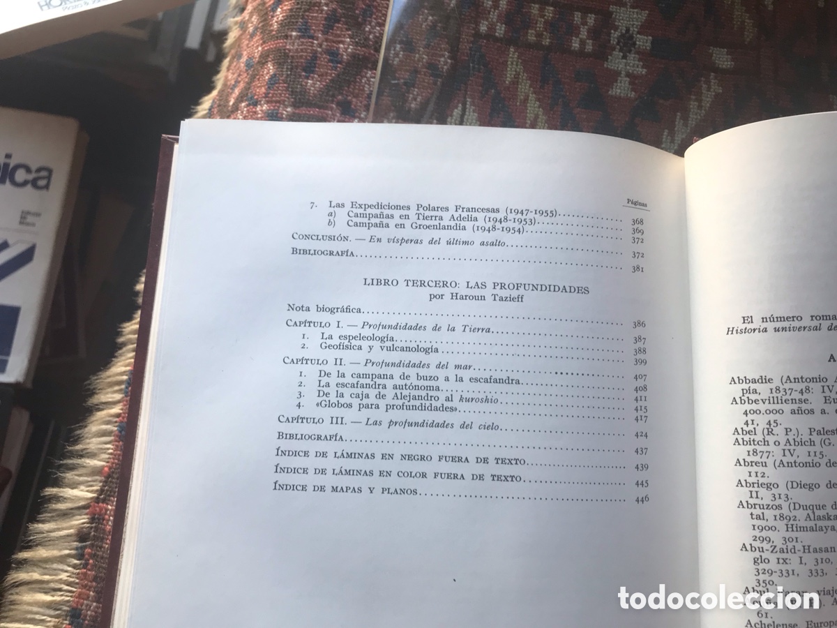 Libros de segunda mano: Historia universal de las exploraciones. Espasa-Calpe. Seis tomos - Foto 12