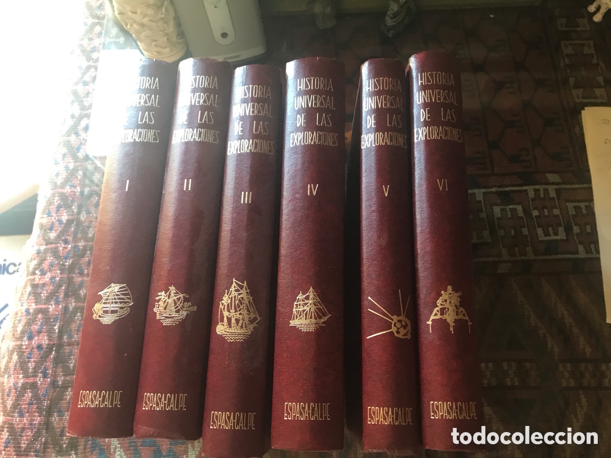 Libros de segunda mano: Historia universal de las exploraciones. Espasa-Calpe. Seis tomos - Foto 1