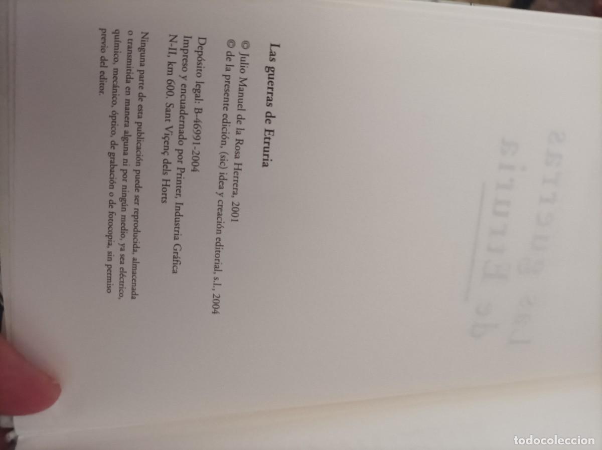 Libros de segunda mano: Las Guerras de Etruria - Foto 4