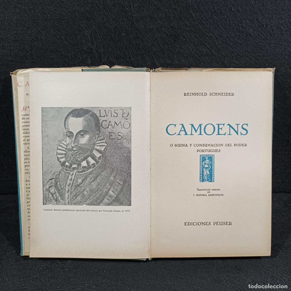 Libros de segunda mano: CAMOENS - REINHOLD SCHNEIDER - EDICIONES PEUSER / 1.373 - Foto 4