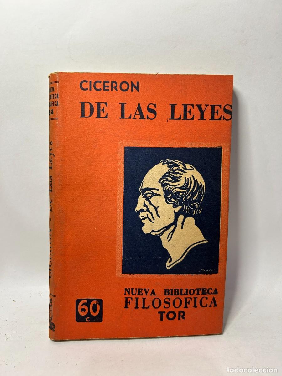 Libros de segunda mano: CICERON - DE LAS LEYES - Foto 1