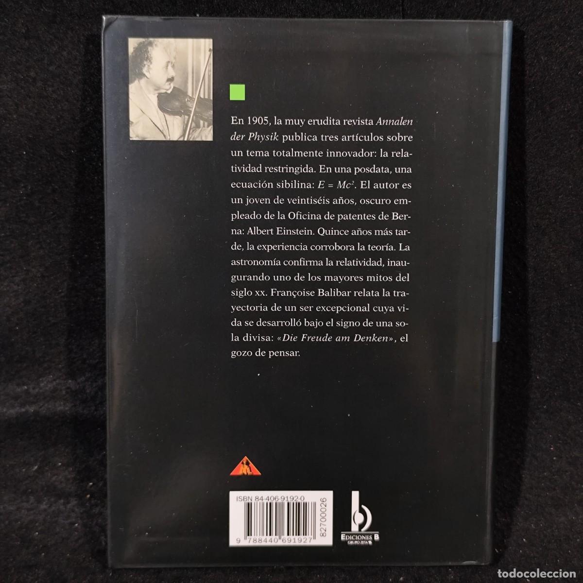 Libros de segunda mano: ALBERT EINSTEIN - EINSTEIN EL GOZO DE PENSAR - FRAN&Ccedil;OISE BALIBAR - CLAVES / 1.465 - Foto 2