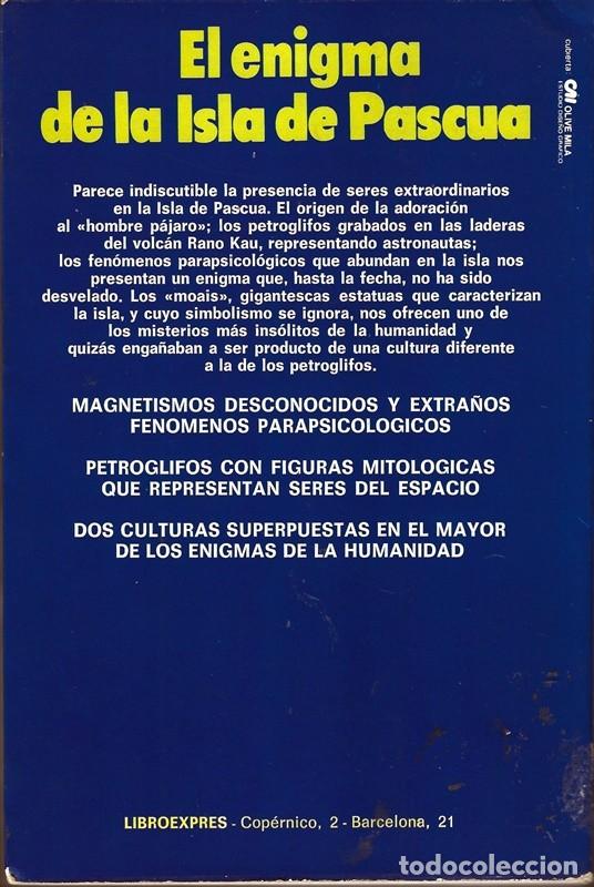 Libros de segunda mano: EL ENIGMA DE LA ISLA DE PASCUA J. MART&Iacute; RIGAU - Foto 2