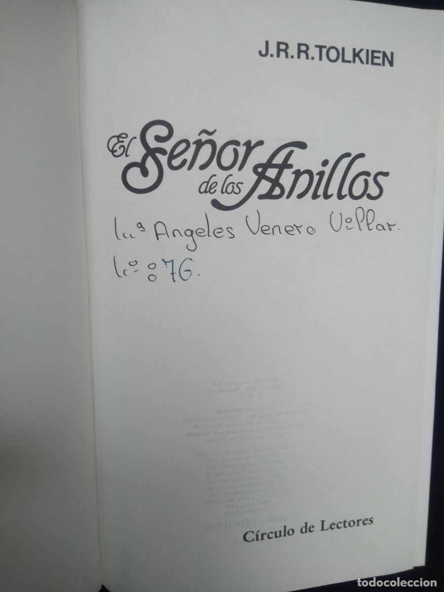 Libros de segunda mano: Libro El se&ntilde;or de los Anillos-J.R.R Tolkien - Foto 6