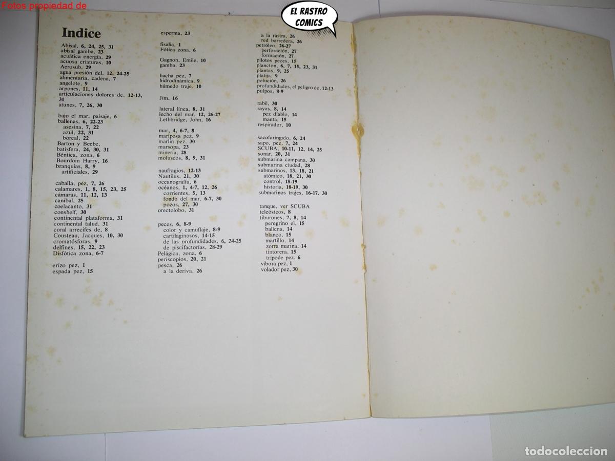 Libros de segunda mano: El libro de las profundidades, El joven cientifico, ed. Plesa / SM a&ntilde;o 1978, A7 - Foto 8