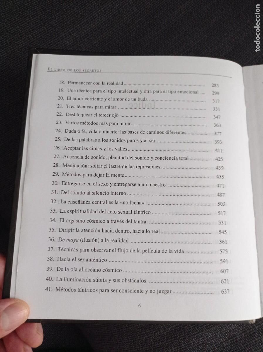 Libros de segunda mano: Libro El libro de los secretos. Osho Gaia ediciones 2004. - Foto 6