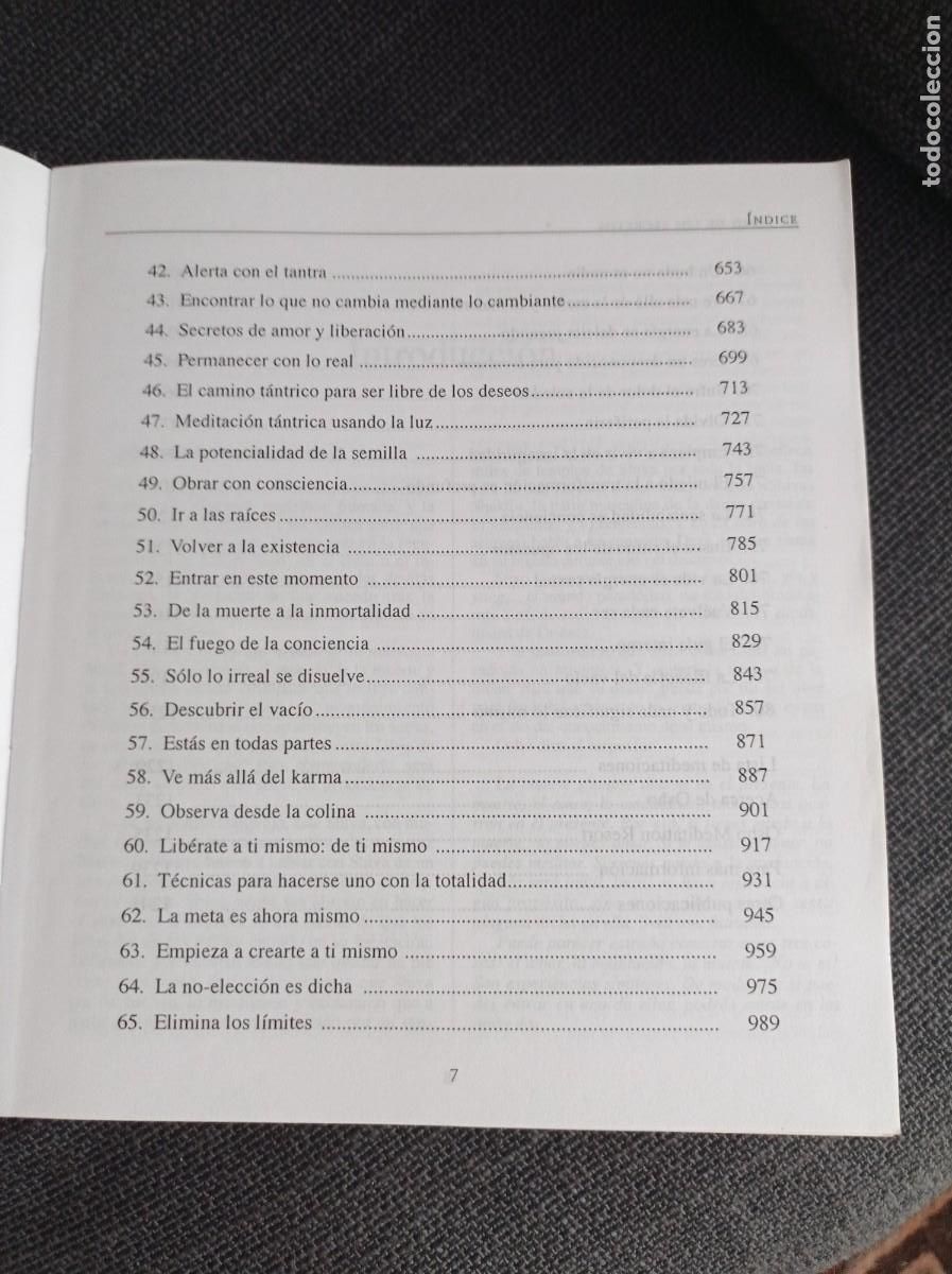 Libros de segunda mano: Libro El libro de los secretos. Osho Gaia ediciones 2004. - Foto 7