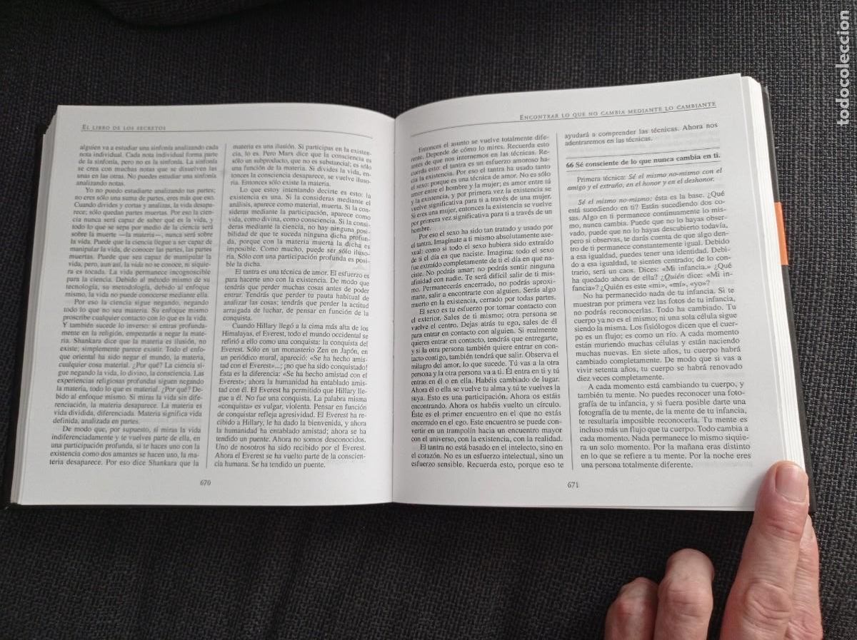 Libros de segunda mano: Libro El libro de los secretos. Osho Gaia ediciones 2004. - Foto 14