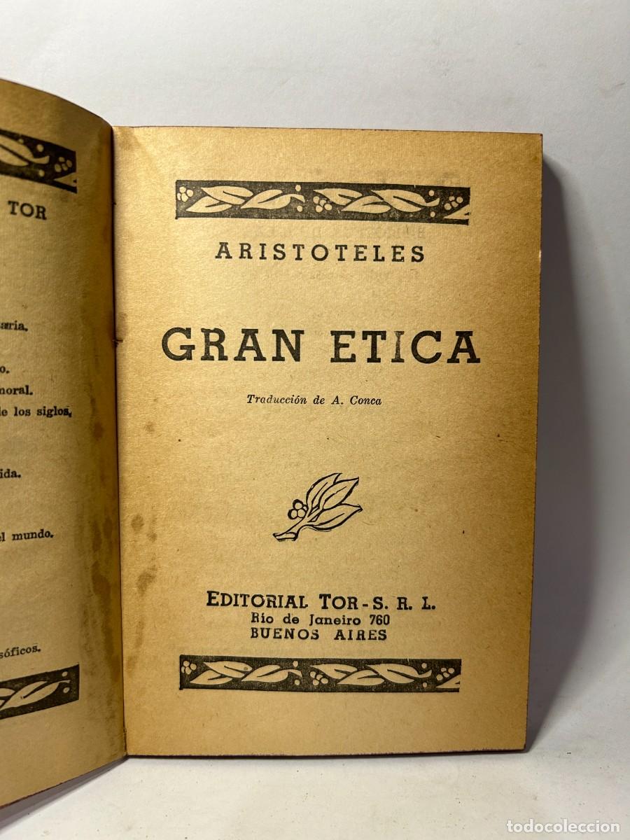 Libros de segunda mano: ARISTOTELES - GRAN ETICA - 1946 - Foto 3