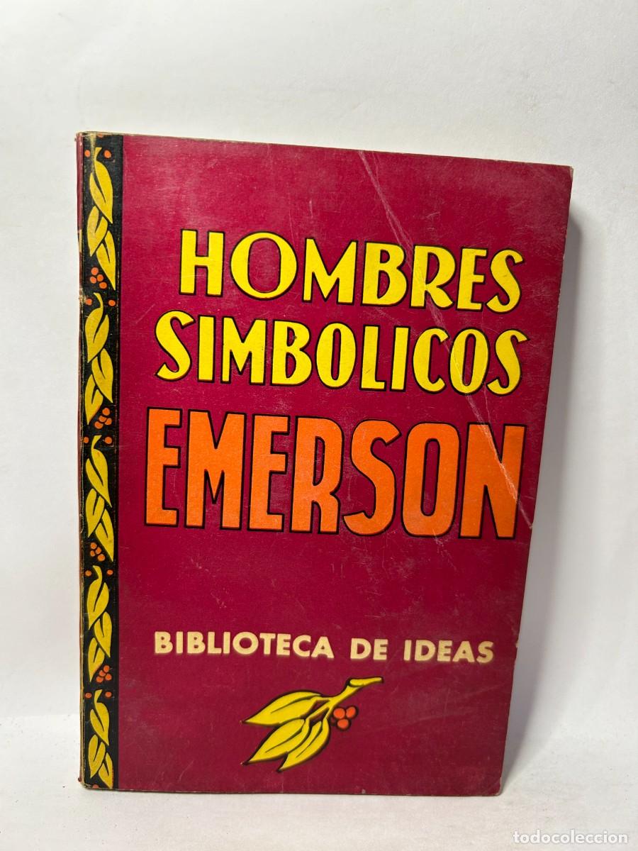 Libros de segunda mano: EMERSON - HOMBRES SIMBOLICOS - 1946 - Foto 1