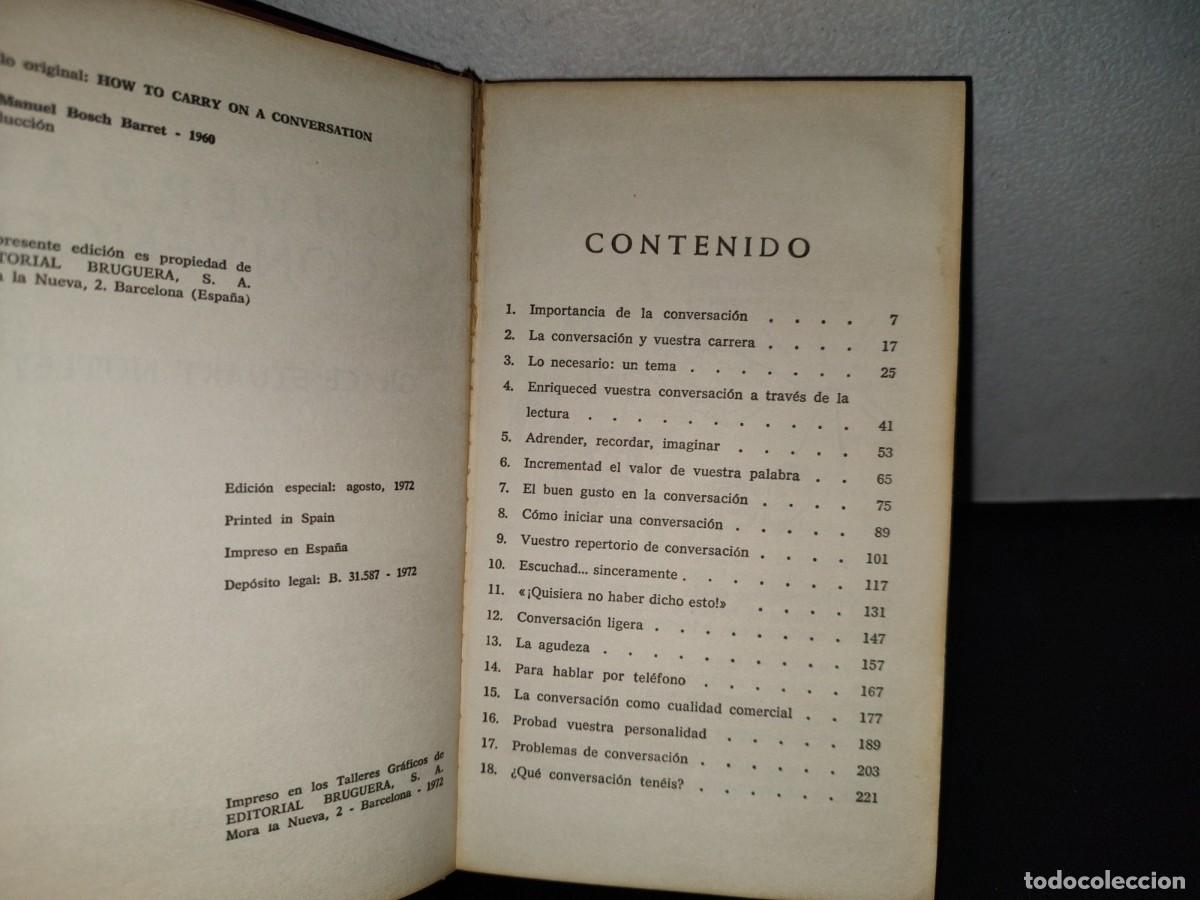 Libros de segunda mano: 122- CONVERSAR Y CONVENCER - GRACE STUART NUTLEY - BRUGUERA - Foto 4
