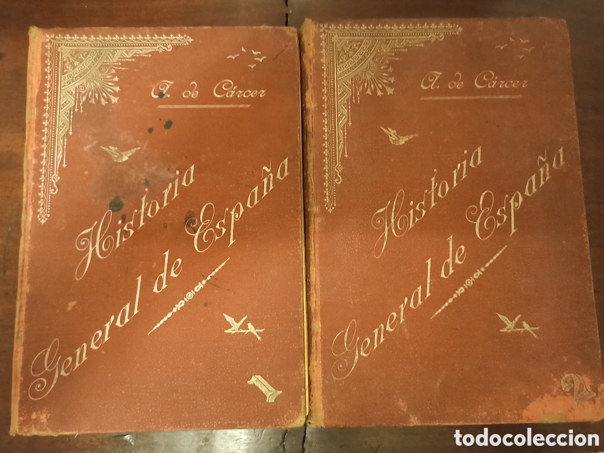 Libros de segunda mano: 2 tomos Historia general de Espa&ntilde;a -Carcer - Foto 1