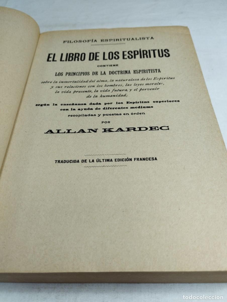 Libros de segunda mano: El libro de los esp&iacute;ritus. Allan Kardec - Foto 2