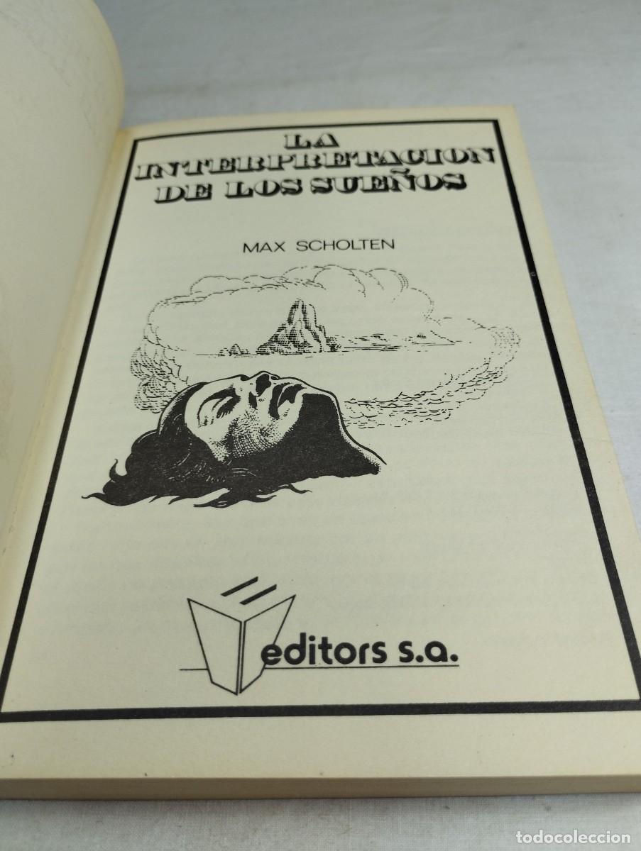 Libros de segunda mano: Interpretaci&oacute;n de los sue&ntilde;os. Max Scholten - Foto 2