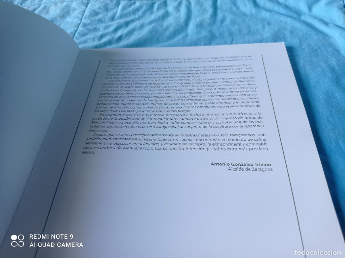 Libros de segunda mano: ESCULTURAS / MANUEL ARCON / 1990 / ZARAGOZA / GRAVOL 46 - Foto 7
