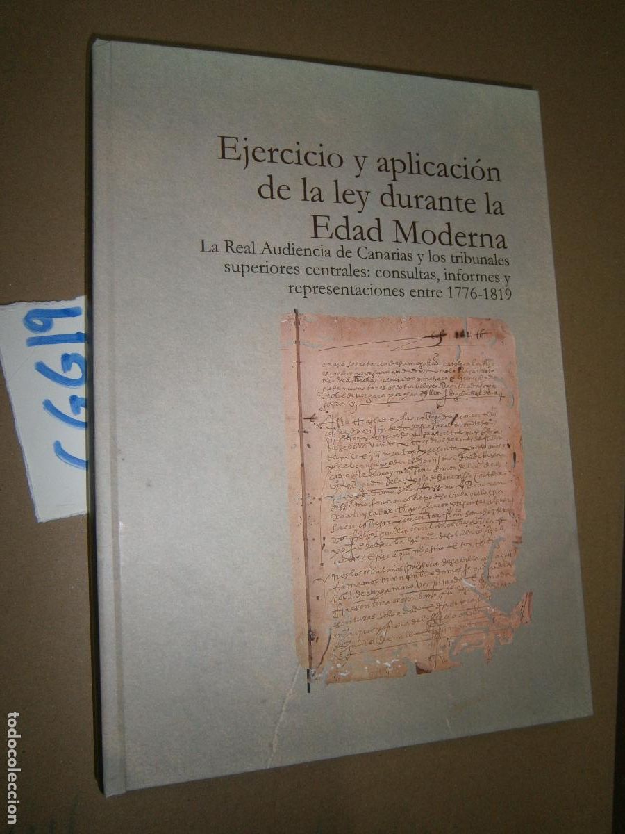 Gebrauchte B&uuml;cher: EJERCICIO Y APLICACION DE LA LEY DURANTE LA EDAD MODERNA (1776-1819)