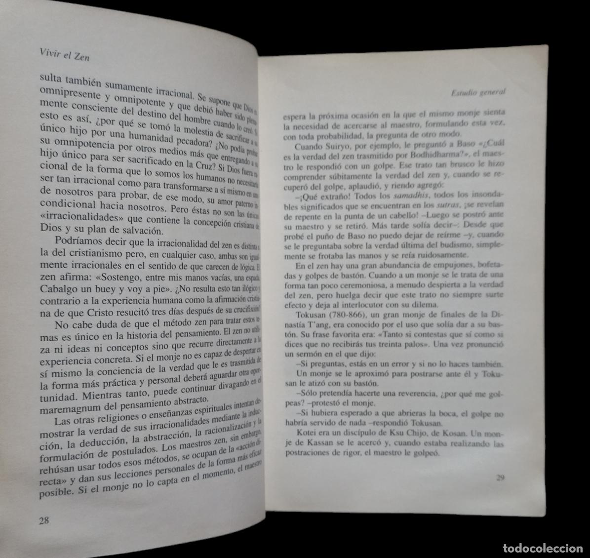 Libros de segunda mano: VIVIR EL ZEN / D.T. SUZUKI. KAIROS 2&ordf; EDICI&Oacute;N 2000. - Foto 4