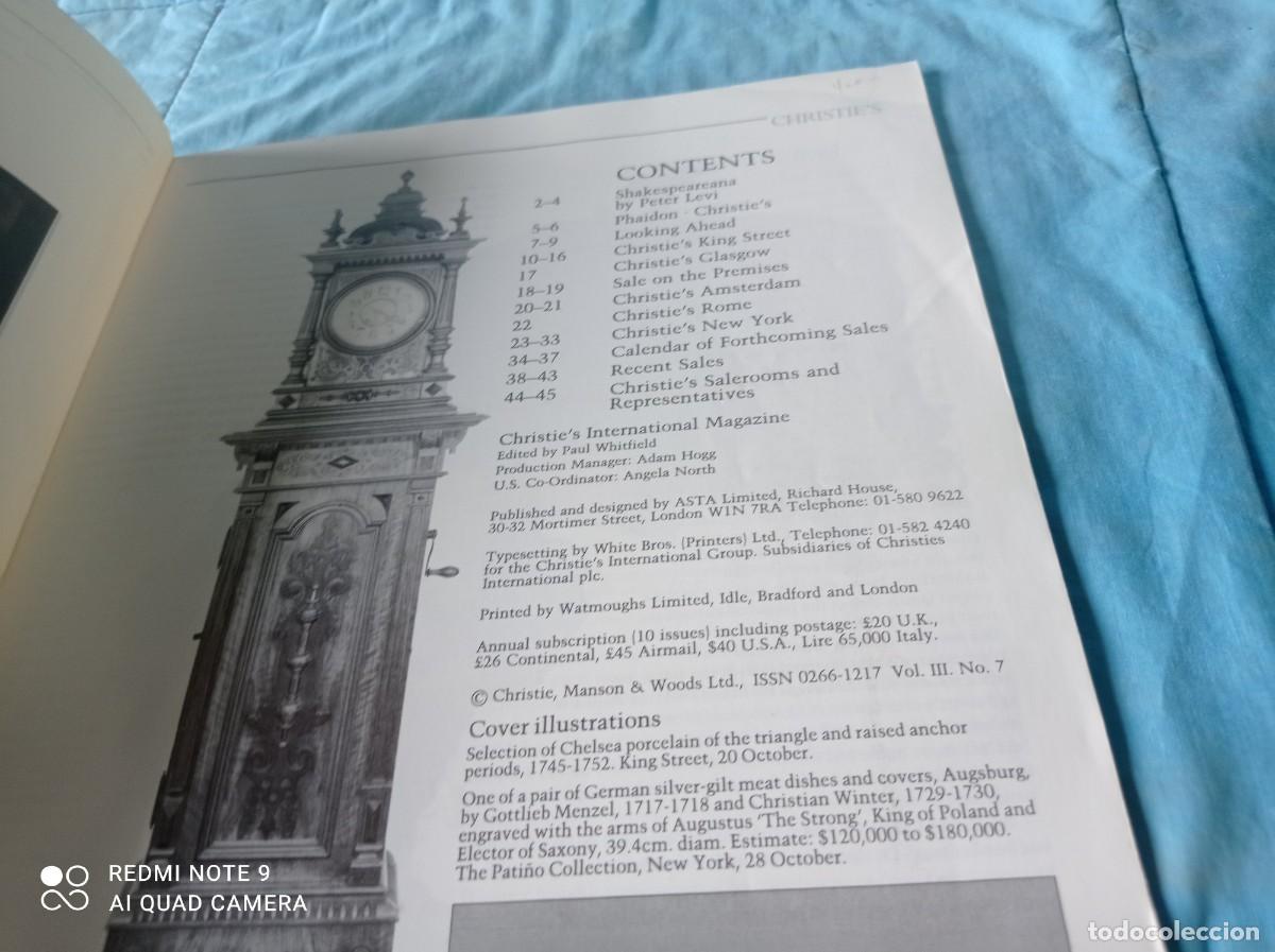 Libros de segunda mano: CHRISTIES / subastas / 1986 / / GRAVOL 46 - Foto 5