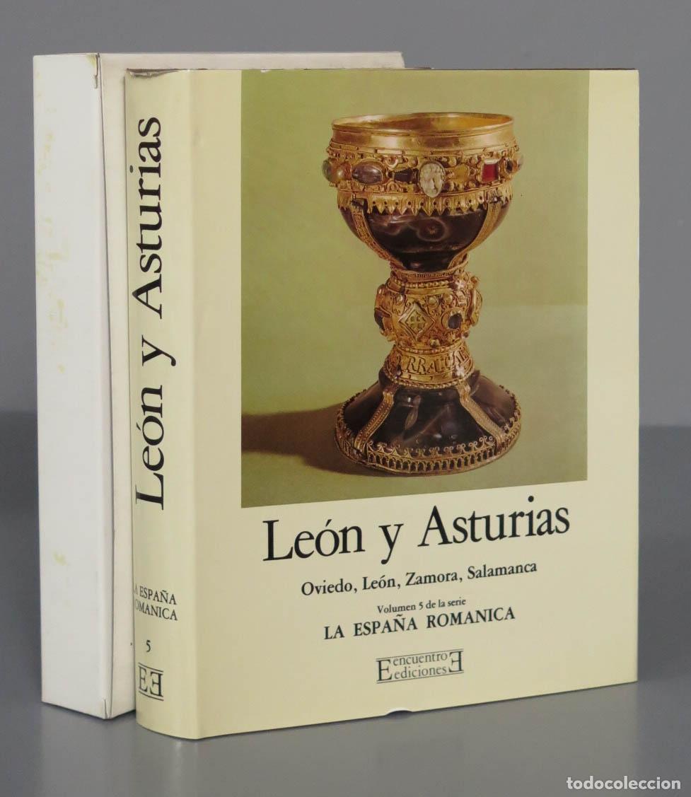 Libros de segunda mano: Le&oacute;n y Asturias. LA ESPA&Ntilde;A ROMANICA - Foto 1