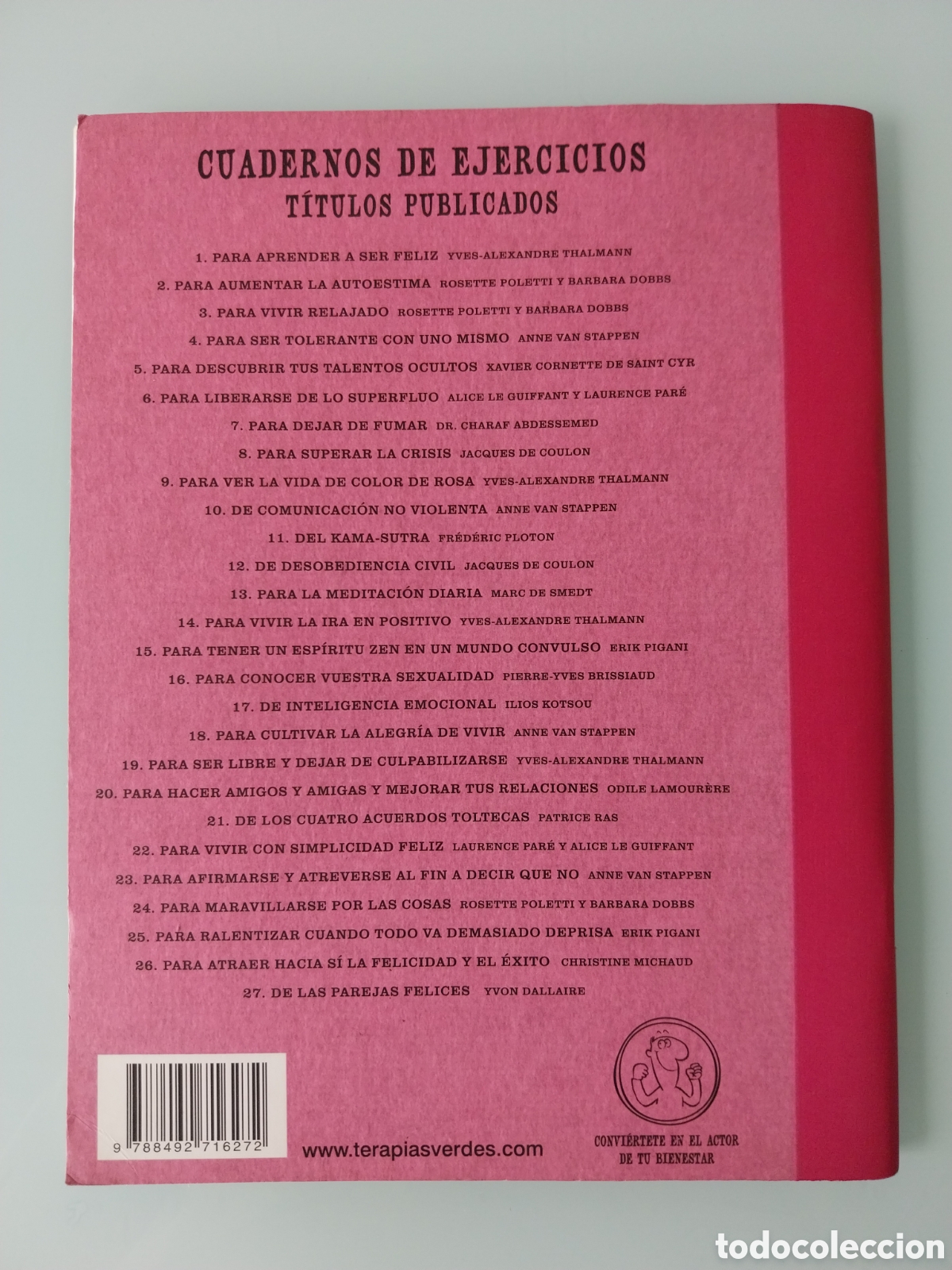 Libros de segunda mano: CUADERNO DE EJERCICIOS PARA AUMENTAR LA AUTOESTIMA (ROSETTE POLETTI y BARBARA DOBBS) (TERAPIAS VERDE - Foto 2