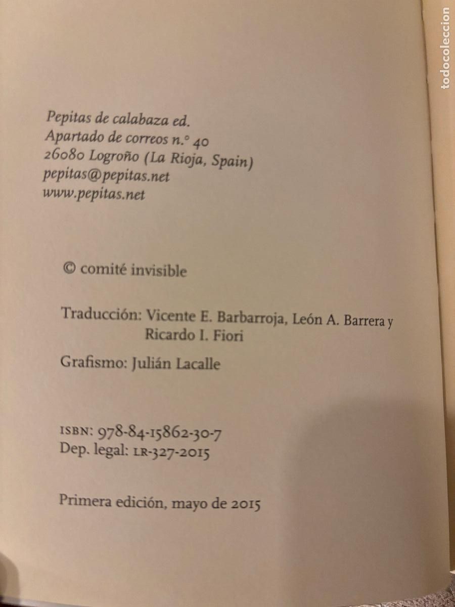 Libros de segunda mano: A nuestros amigos. Comit&eacute; invisible - Foto 3