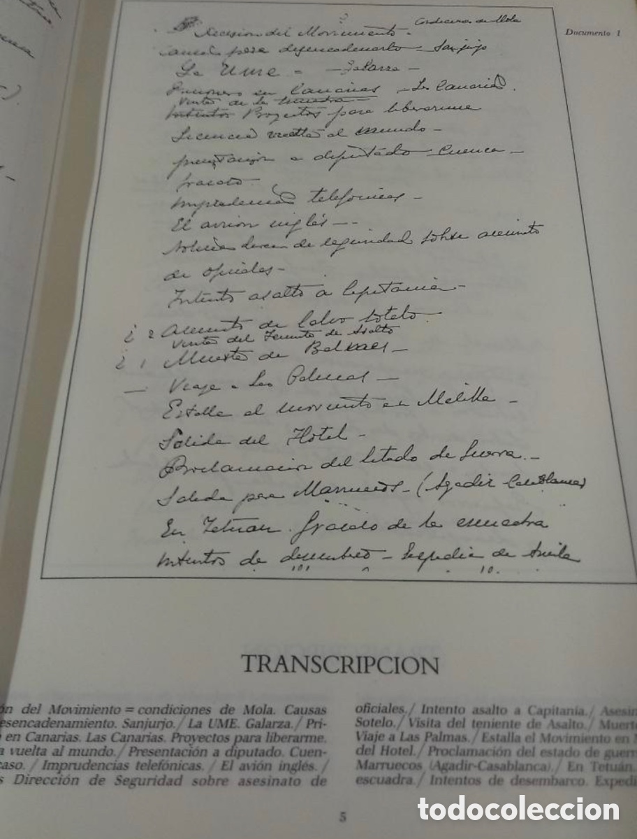 Libros de segunda mano: Manuscritos de Franco. Ediciones Urbi&oacute;n. 1986. - Foto 3