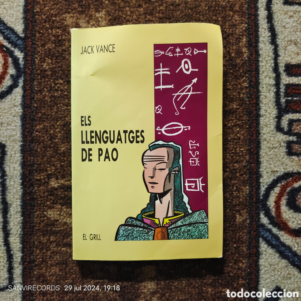 Libros de segunda mano: ELS LLENGUATGES DE PAO (JACK VANCE) (EL GRILL) - Foto 1