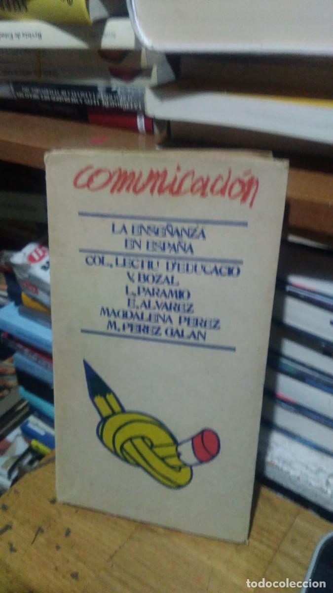 Libros de segunda mano: LA ENSE&Ntilde;ANZA EN ESPA&Ntilde;A, COMUNICACION, COL. LECTIU D&acute;EDUCACIO - Foto 1