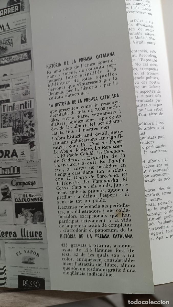 Libros de segunda mano: Hist&ograve;ria de la Premsa Catalana - Foto 6