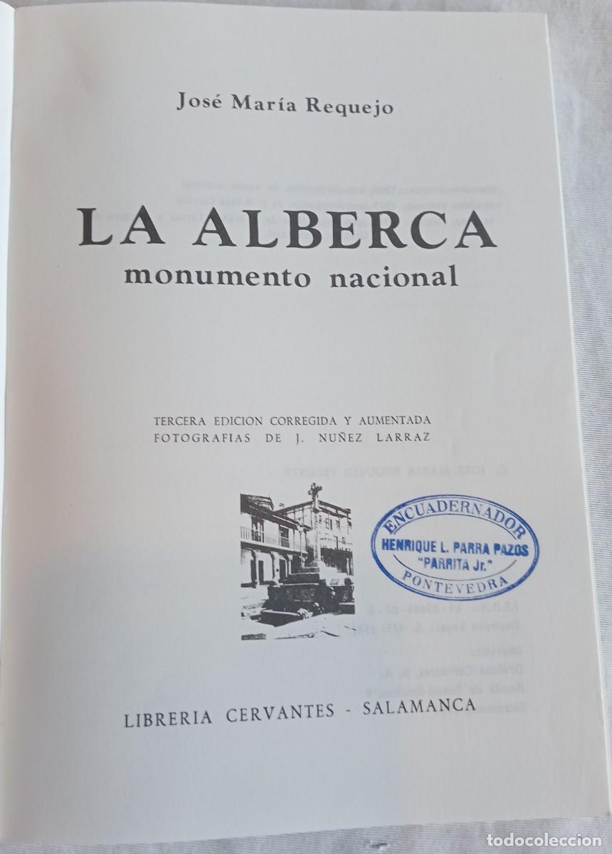 Libros de segunda mano: LA ALBERCA, JOS&Eacute; MAR&Iacute;A REQUEJO - Foto 3