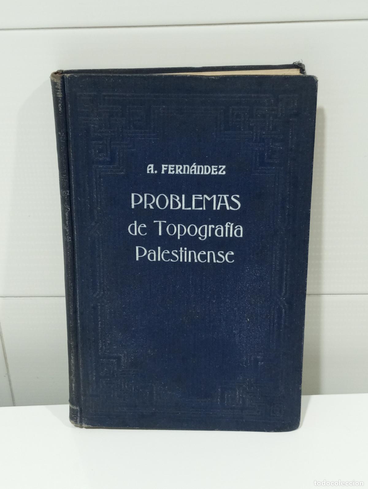 Libros de segunda mano: PROBLEMAS DE TOPOGRAFIA PALESTINENSE - Foto 1
