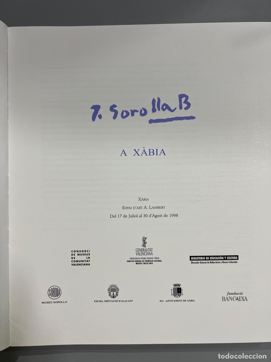 Libros de segunda mano: 7. SOROLLA B. A. XABIA. VALENCIA, 1998. PAGS: 375. - Foto 3
