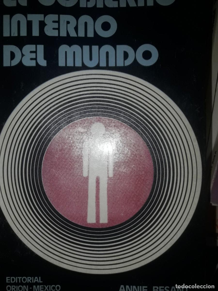 Libros de segunda mano: el gobierno interno del Mundo Annie Bessant - Foto 1