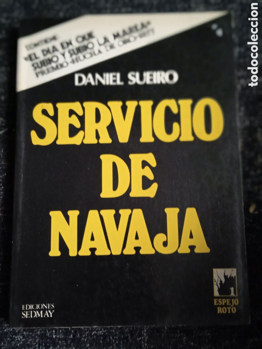 Libros de segunda mano: SERVICIO DE NAVAJA, / DANIEL SUEIRO - Foto 1