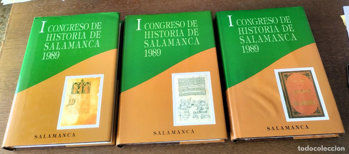 Libros de segunda mano: I Congreso de Historia de Salamanca, 1989, 3 tomos,(completa),