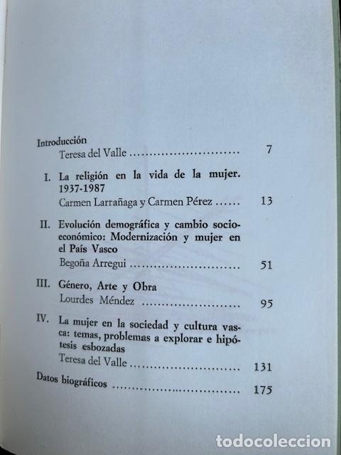 Libros de segunda mano: La mujer y la palabra -Teresa del Valle y otras- - Foto 2