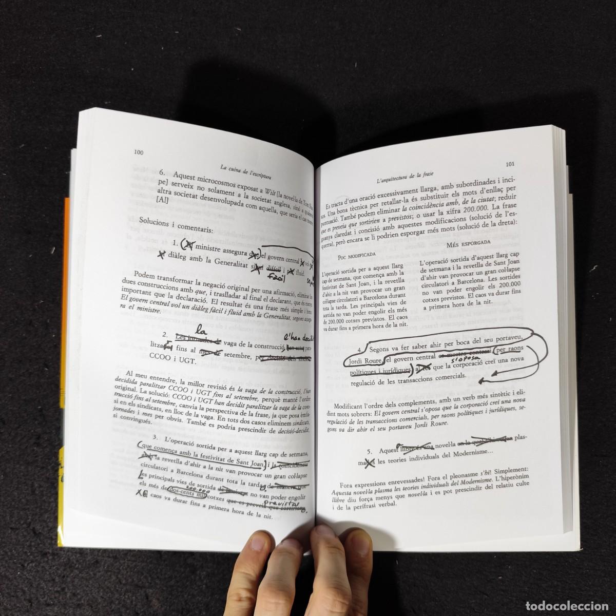 Libros de segunda mano: DANIEL CASSANY - LA CUINA DE LESCRIPTURA - BIBLIOTECA UNIVERSAL EMP&Uacute;RIES / 194 - Foto 7